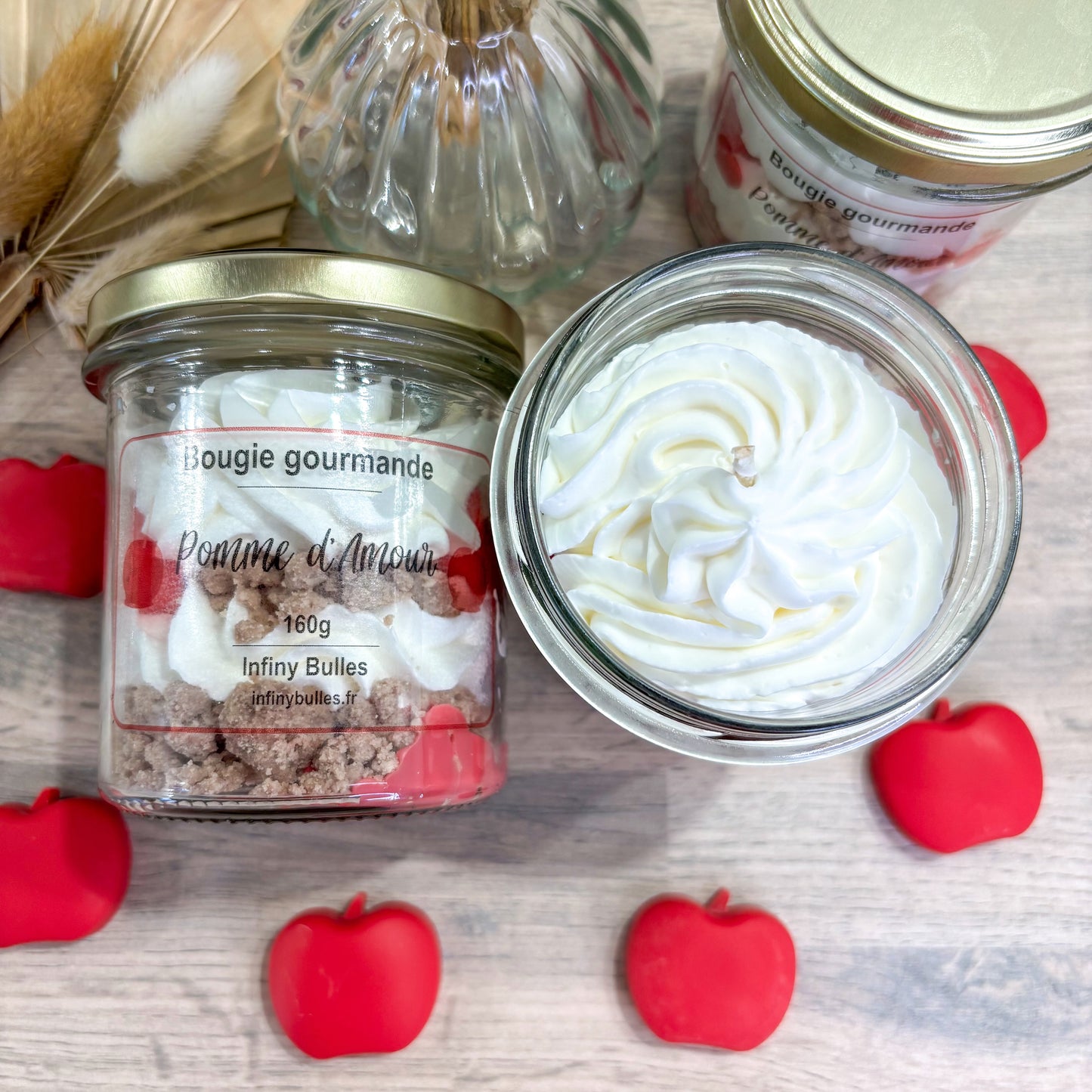 Bougies gourmandes collection automne - hiver