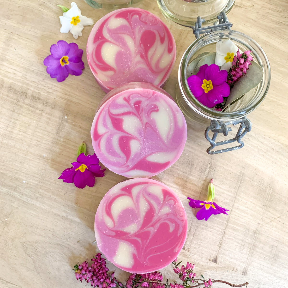 Le savon framboise