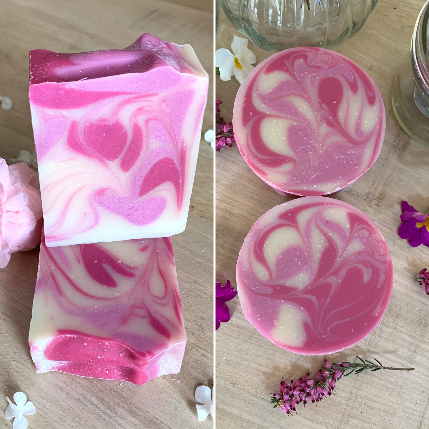 Le savon framboise