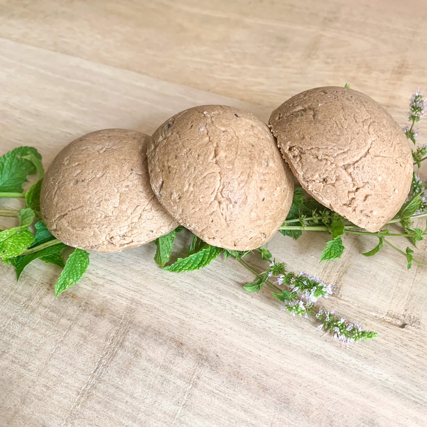 Shampoing solide shikakaï et menthe poivrée