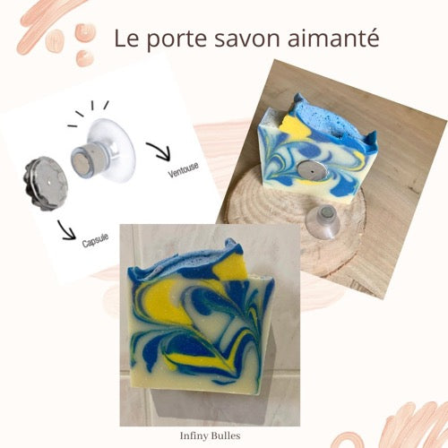 le porte savon aimanté Infiny Bulles