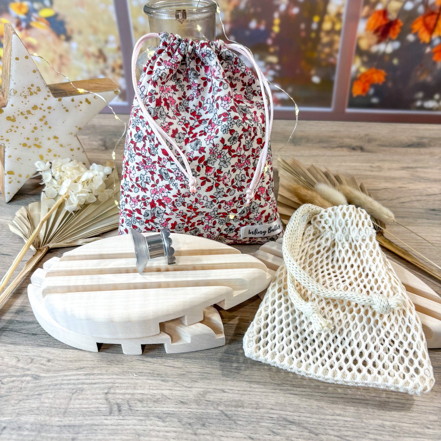 Le porte savon en bois