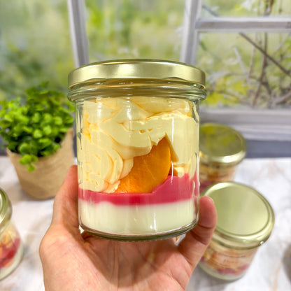 Bougies gourmandes collection printemps