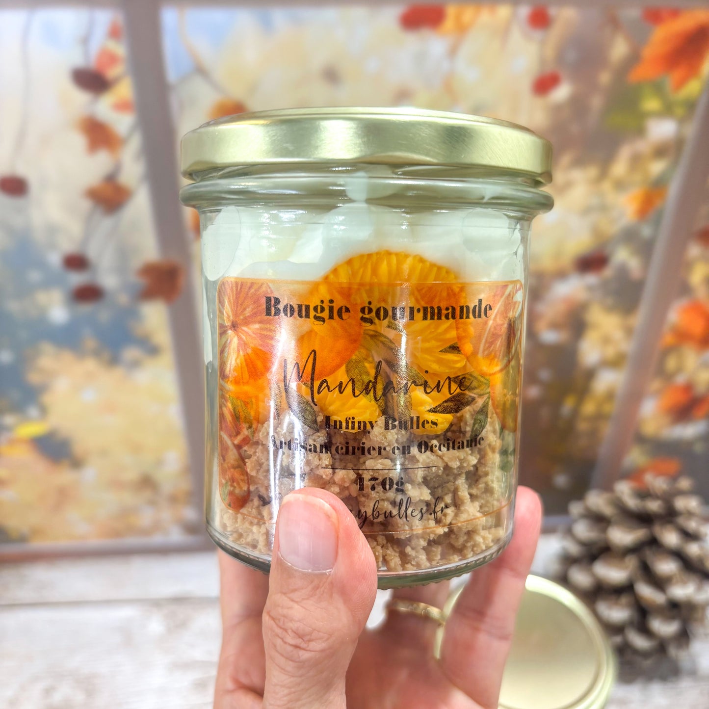 Bougies gourmandes collection automne - hiver