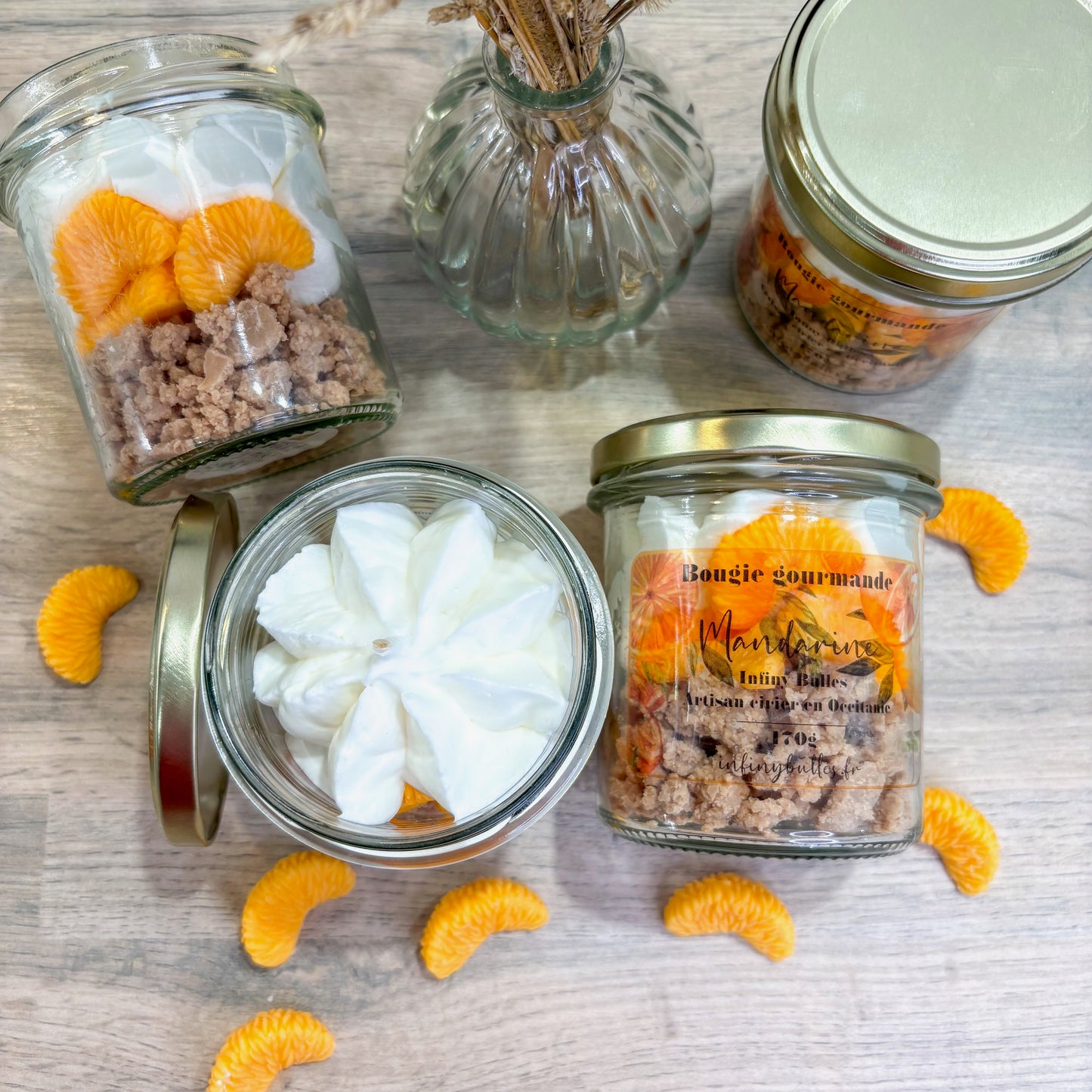 Bougies gourmandes collection automne - hiver