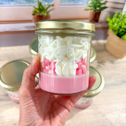 Bougies gourmandes collection printemps