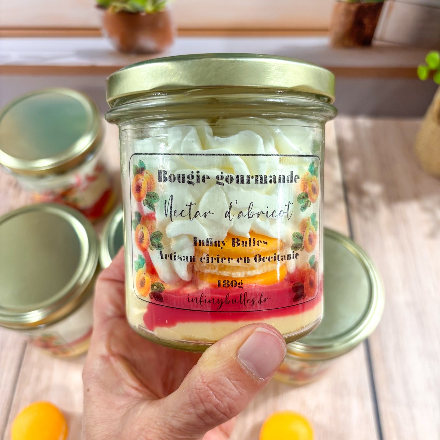 Bougies gourmandes collection printemps