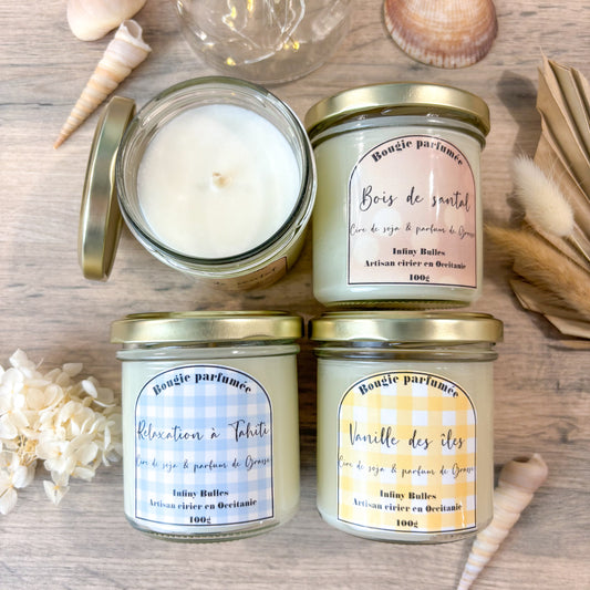 Bougies coulées