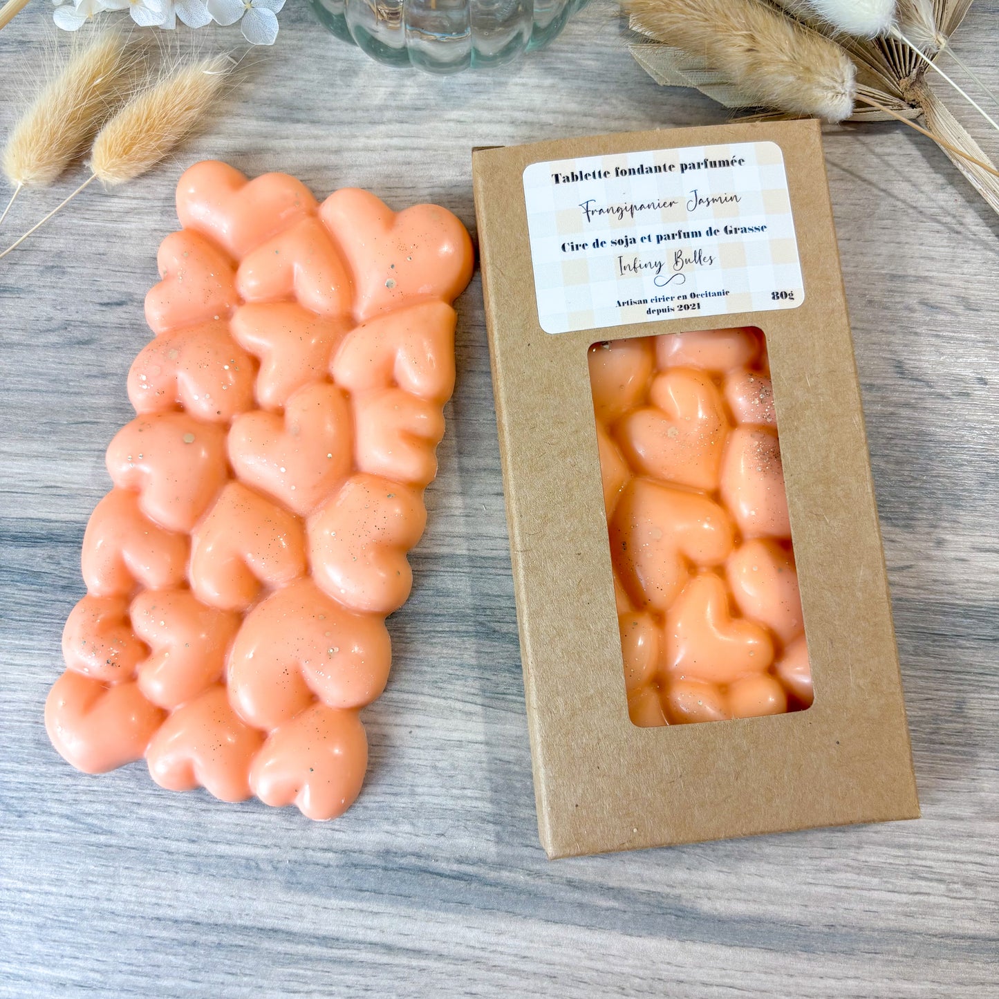 Tablettes fondantes parfumées
