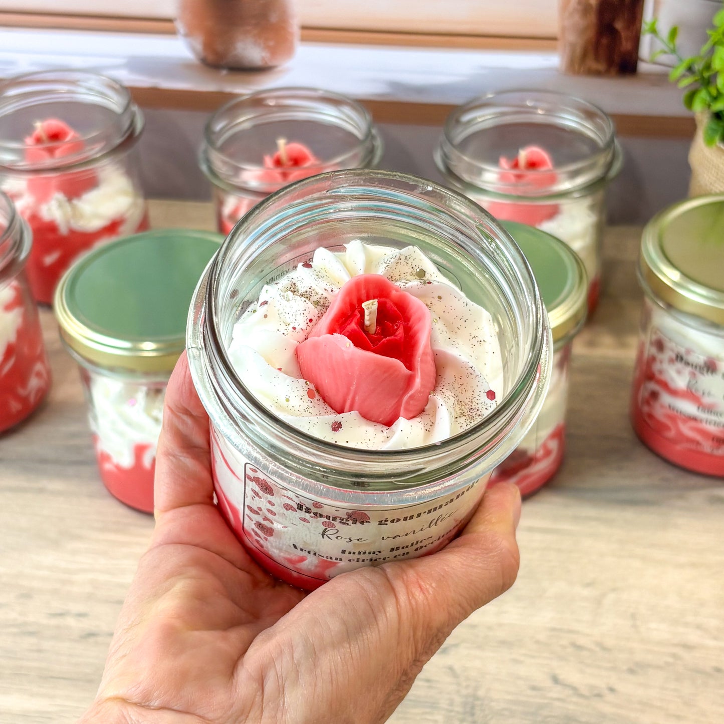 Bougies gourmandes collection printemps