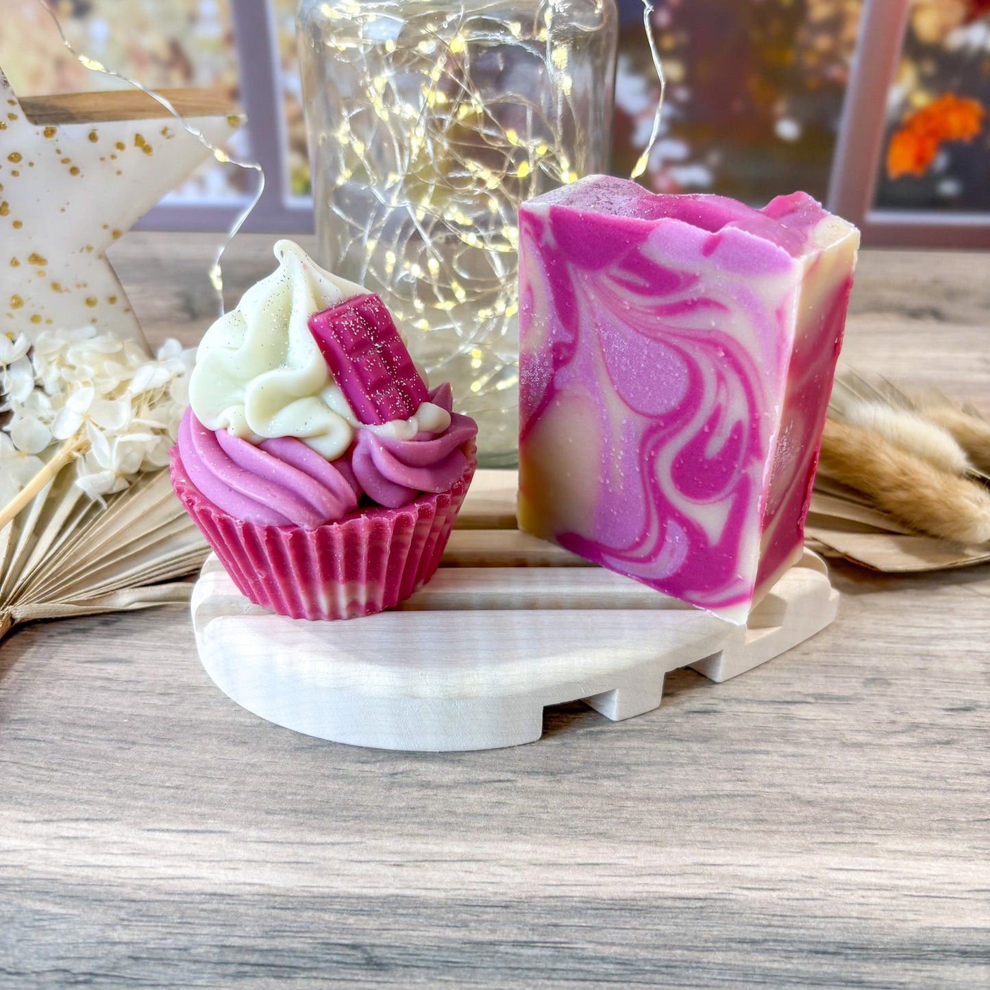 Le porte savon en bois