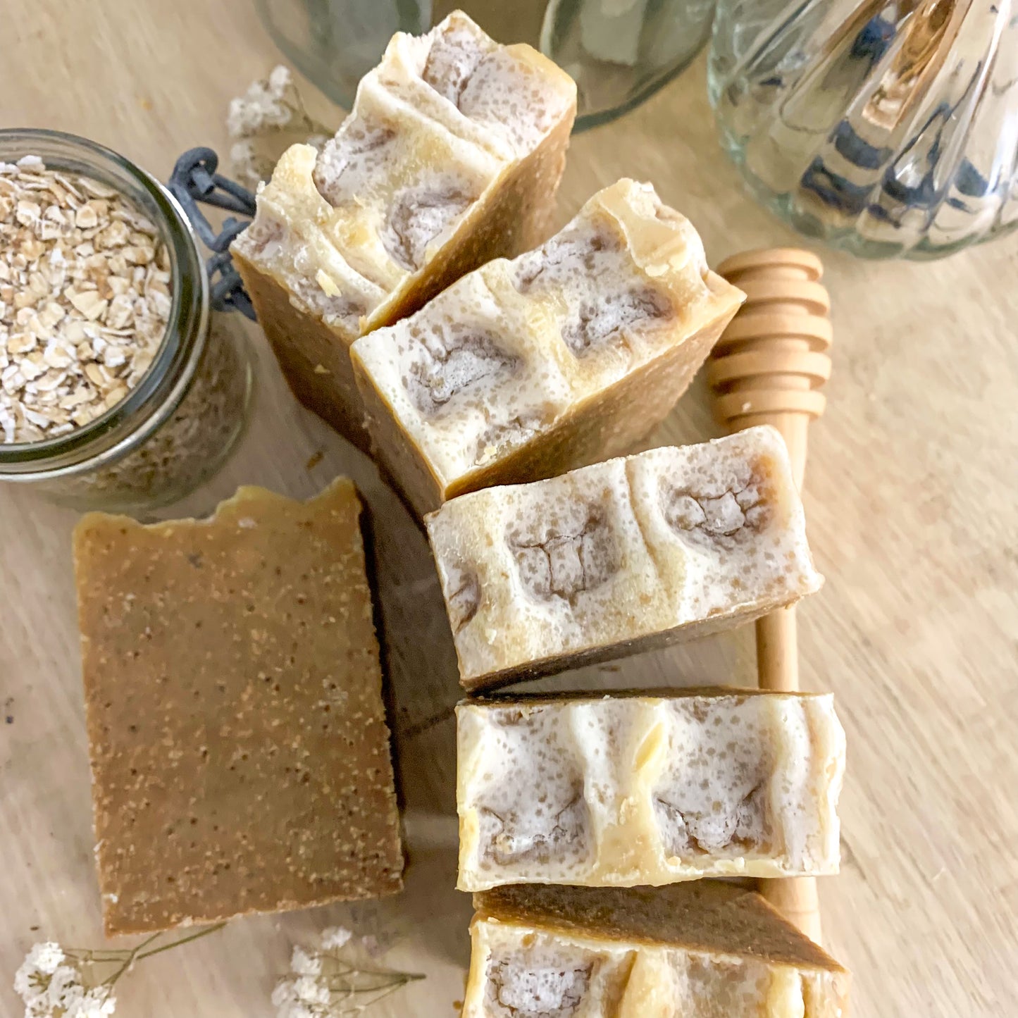 Le savon crème d'avoine et miel