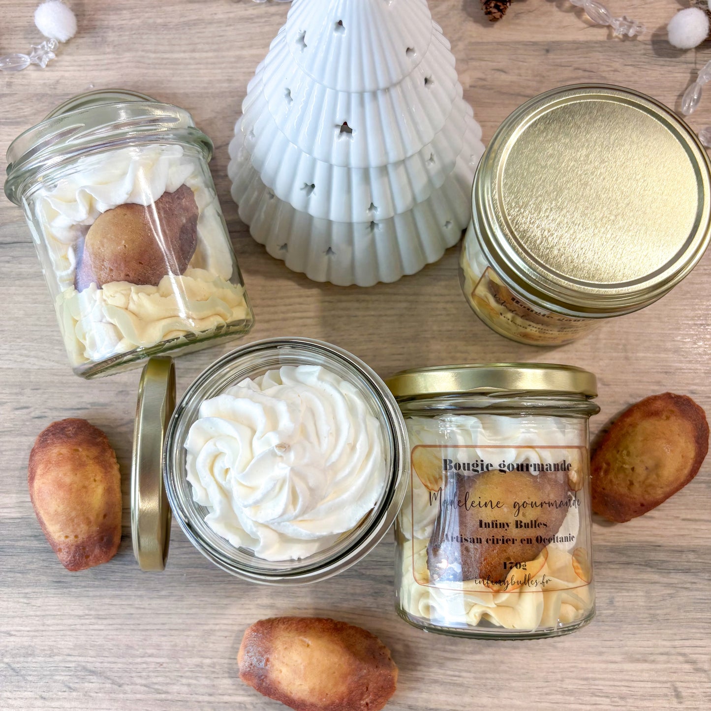 Bougies gourmandes collection automne - hiver