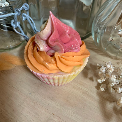 Le savon cup cake à l'orange