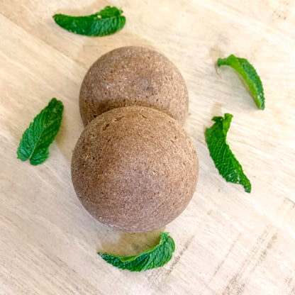 Shampoing solide shikakaï et menthe poivrée